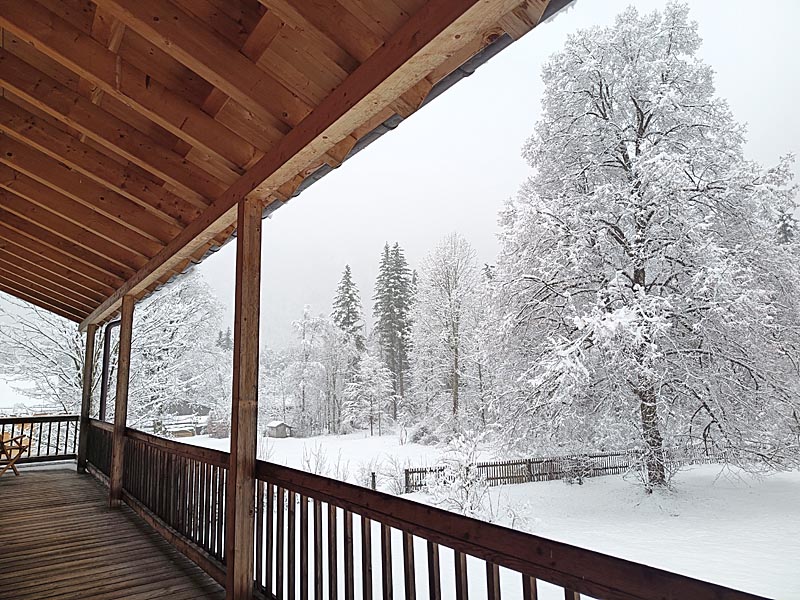 Garten und Balkon der Kraftquelle Josefstal Garten und Balkon der Kraftquelle Josefstal